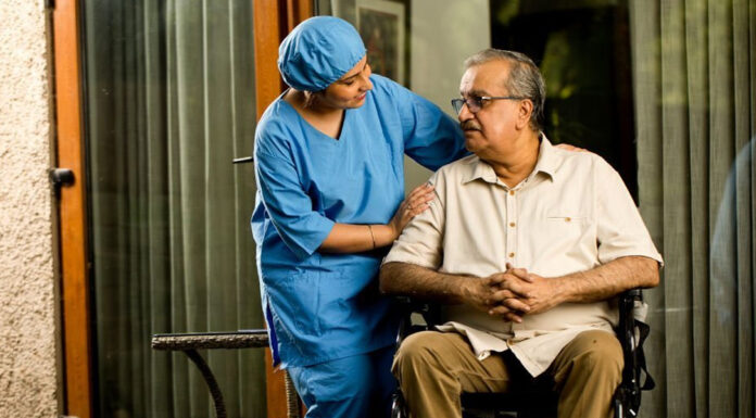 Home healthcare for seniors.